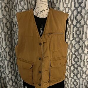 Men's Maxwear Brown Reversible Utility Vest